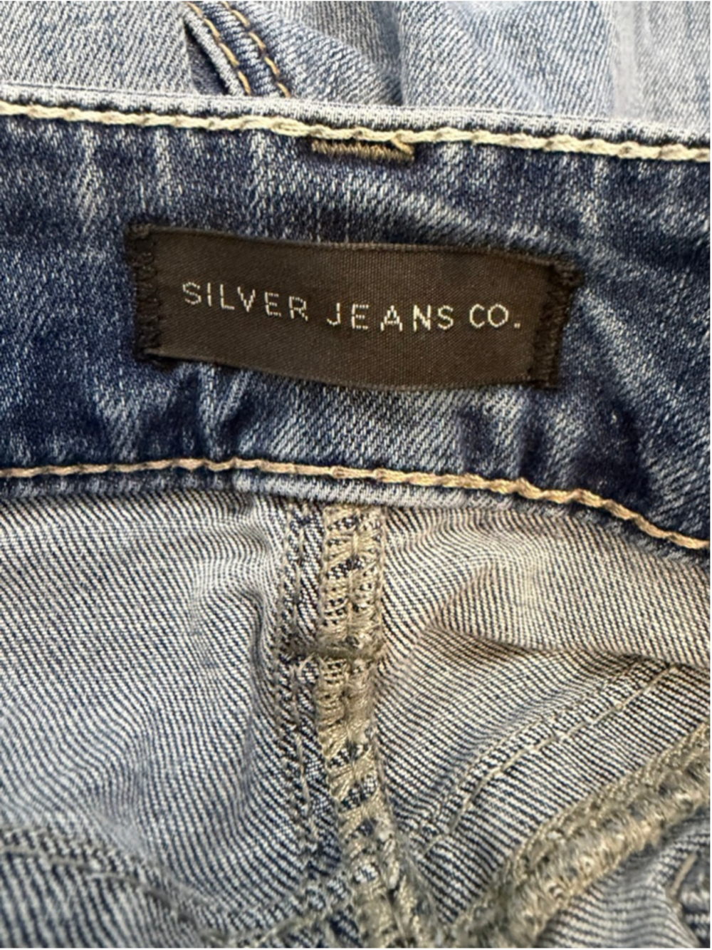 Silver Jeans Co Medium Wash Straight Leg Stretch Denim Jeans Women’s 29 - Picture 10 of 12